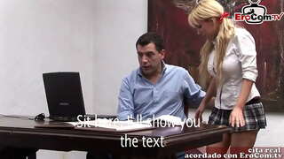 ���್ಪ್ಯಾನಿಷ್ ದೊಡ್ಡ ಮೊಲೆ ಮಿಲ್ಫ್ ಬಾಯಿಯಿಂದ ಜುಂಬು ಕೆಲಸ