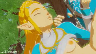 Zelda Sucking and Fucking लिंक