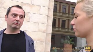 HUNT4K. Dušo je muka od ljubavnik i ne odluči da imam seks sa strancem